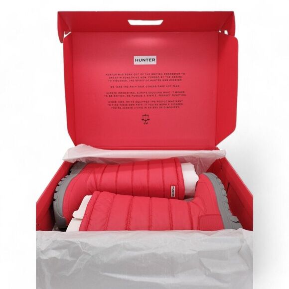 Hunter Women's Size 9 Red Intrepid Waterproof Tall Snow Boot - Picture 15 of 15